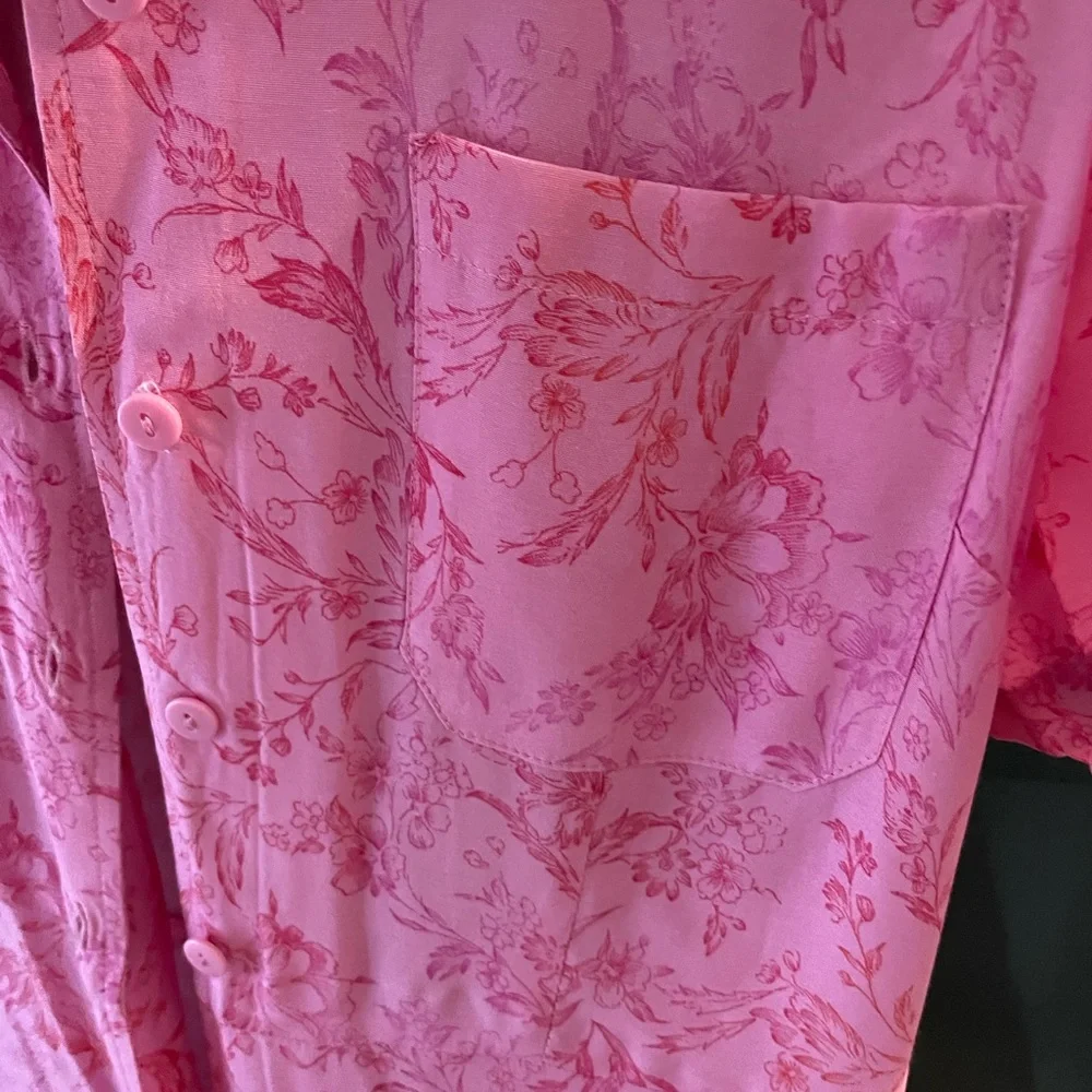 Whistles London baroque floral shirt dress - Picture 8 of 8